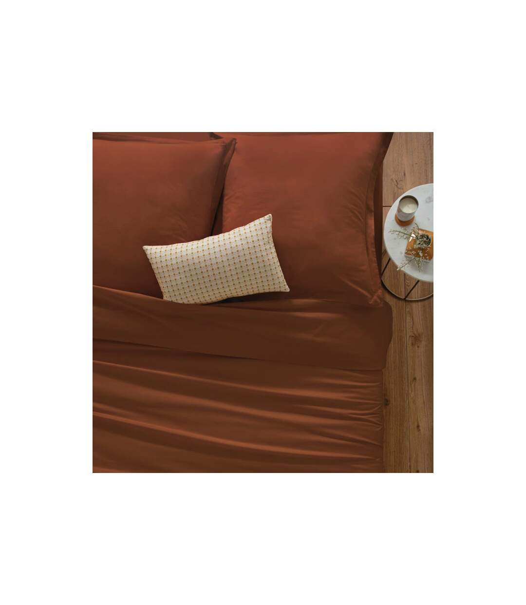 Housse de Couette Intérieur 140x200cm Terracotta-1