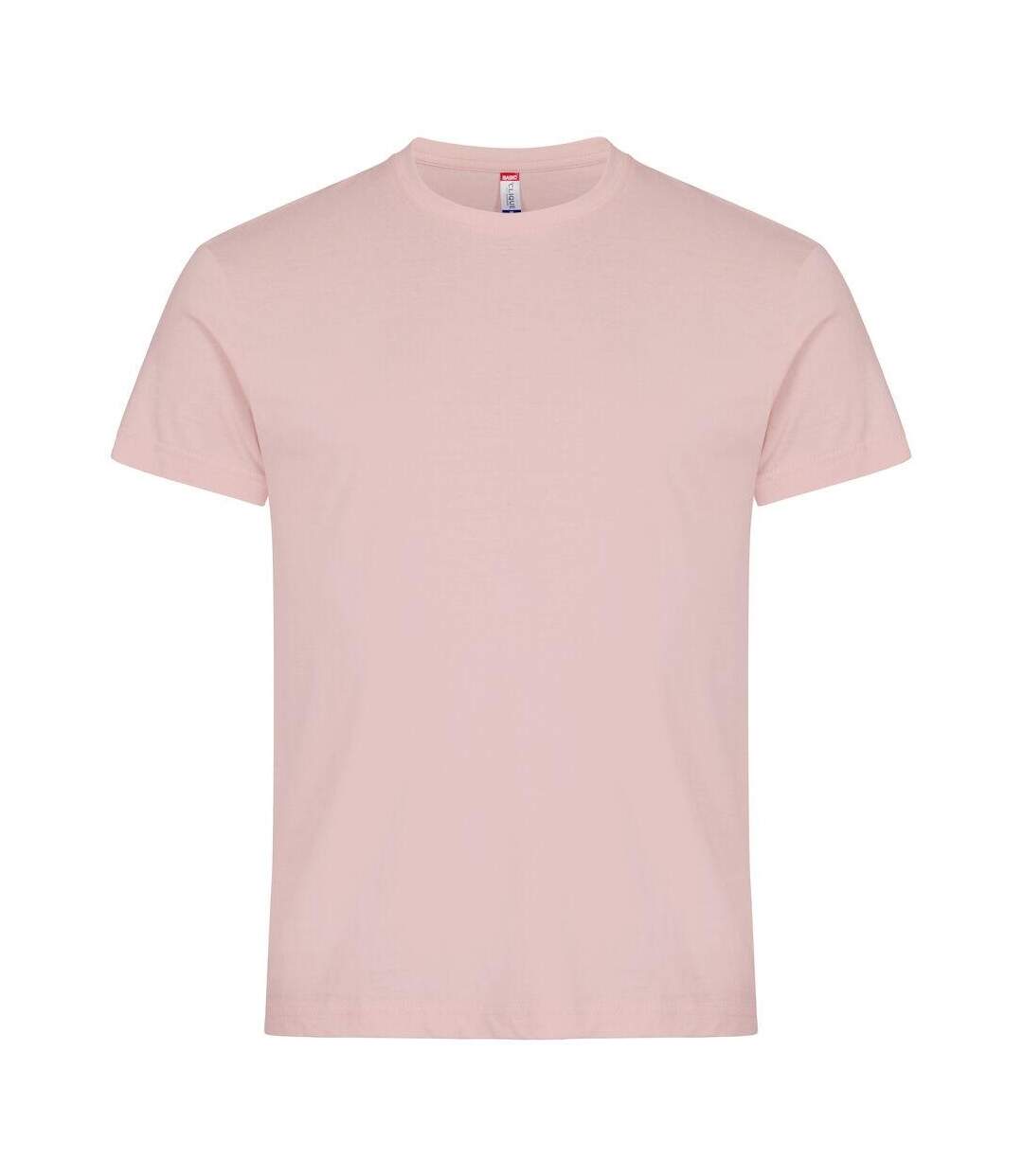 Mens Basic T-shirt Candy Pink Clique-1