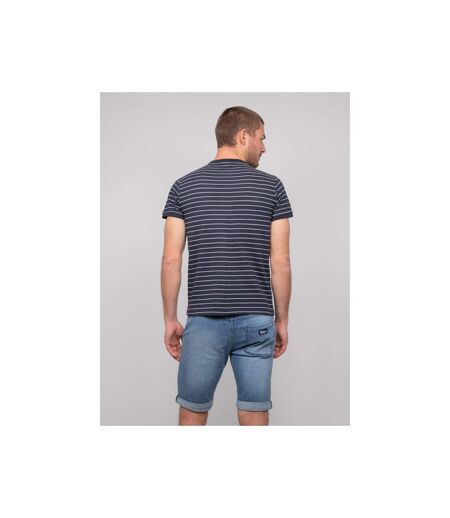 T-shirt coton fines rayures marinière NANOROUL