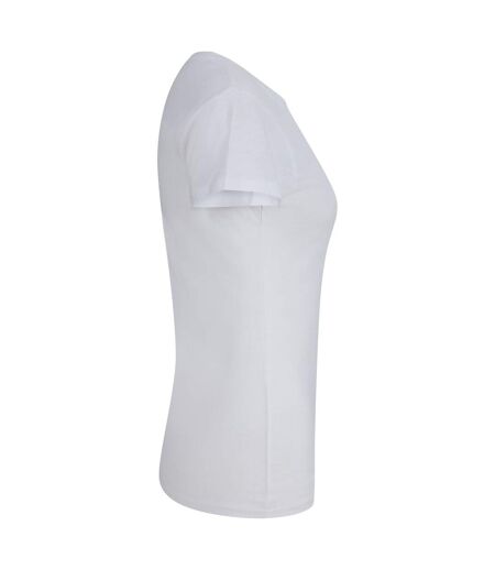 Womens/ladies T-shirt White Casual Classic
