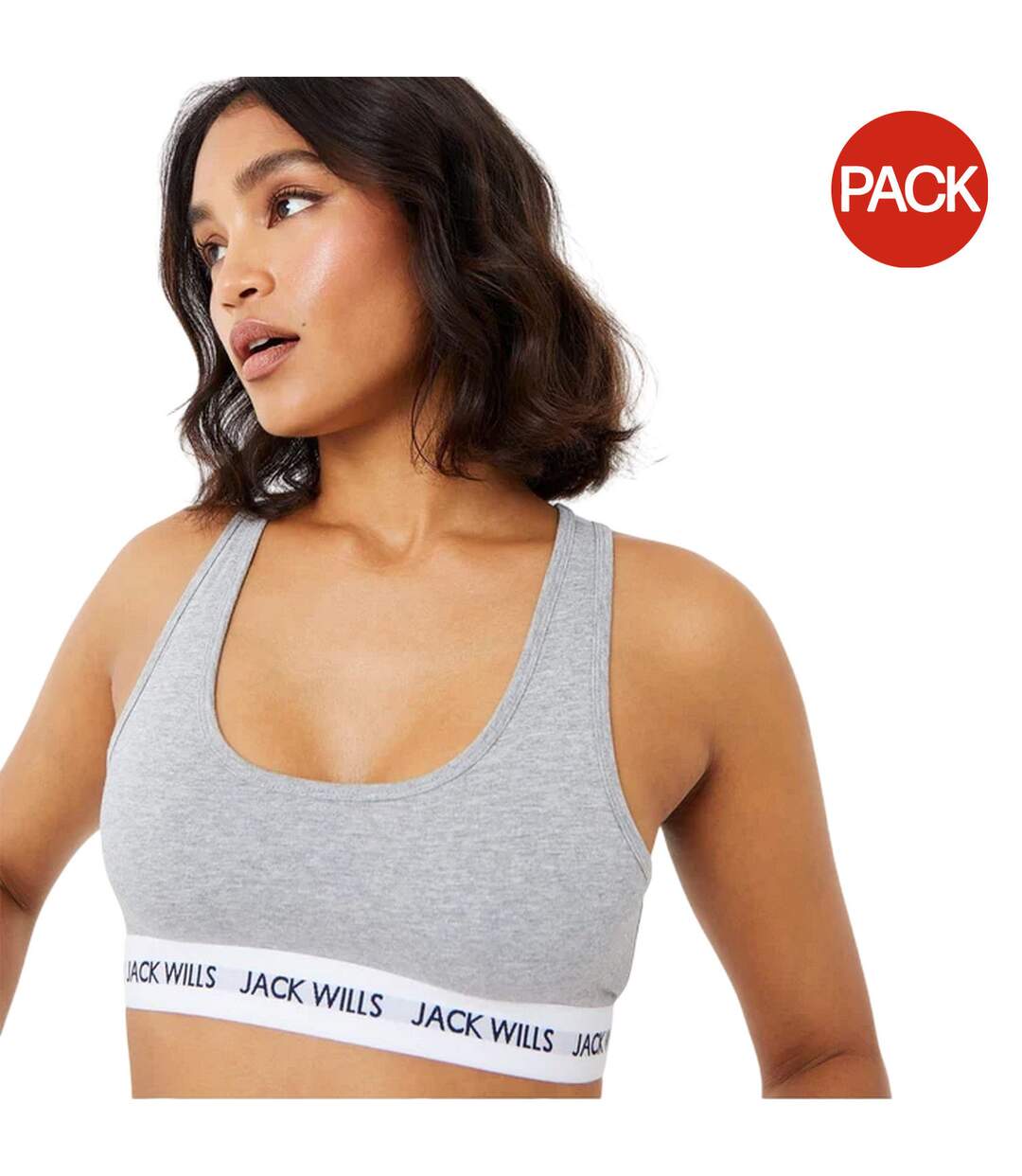 Lot De 2  Brassières Dibsdall Femme Gris Chiné Jack Wills-2