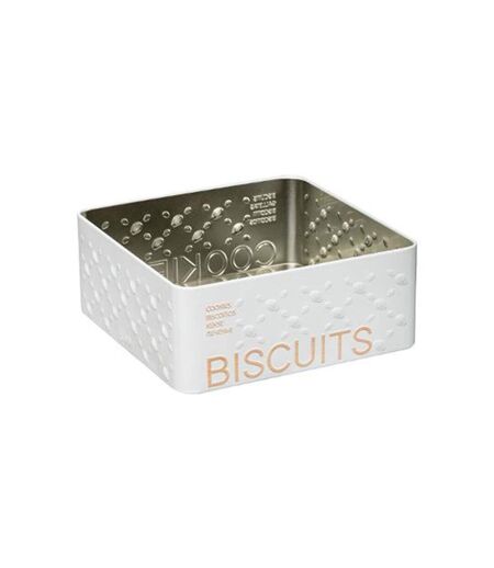 Boîte à Biscuits Scandi 19cm Blanc