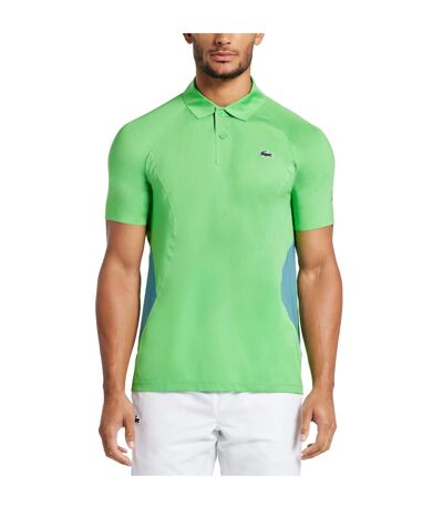 Mens Novak Djokovic Regular Tennis Polo Shirt Green Lacoste