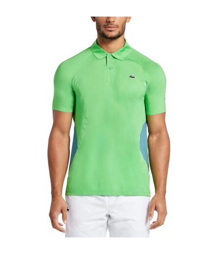 Mens Novak Djokovic Regular Tennis Polo Shirt Green Lacoste