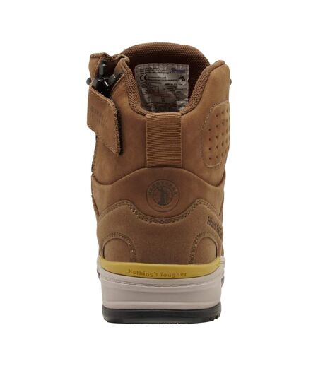 Bottines de sécurité s7s homme marron jaune Hard Yakka