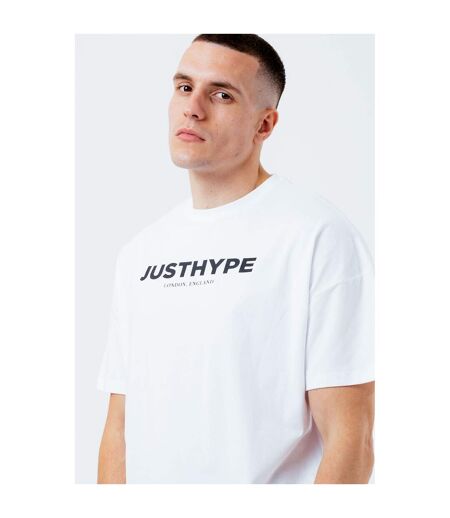 Hype Mens JH Oversized T-Shirt (White) - UTHY4761