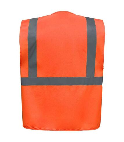 Gilet executive adulte orange Yoko