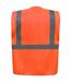 Gilet executive adulte orange Yoko