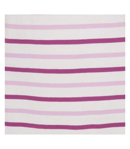 Robe T-shirt Motif/style Rayé Femme Rose Lazy Jacks