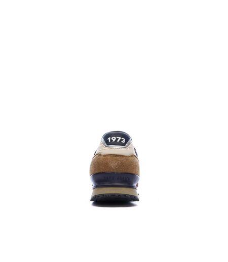 Baskets marron/rouge/marine homme pepe jeans brit road m