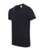 Skinni Fit Men Mens Feel Good Stretch V-neck Short Sleeve T-Shirt (Navy) - UTRW4428