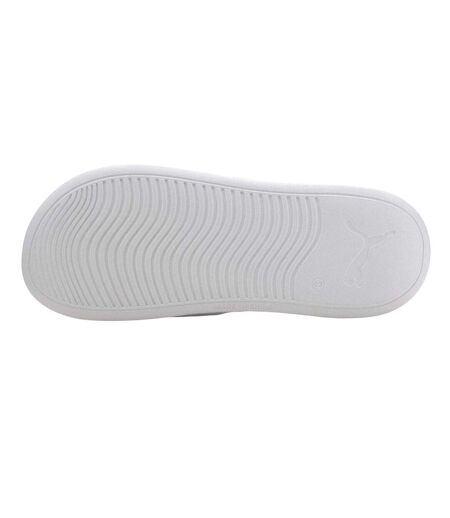 Mens Popcat Flat Sliders White Puma
