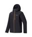 Veste Imperméable À Capuche Birchdale Homme Noir Jaune Sombre Regatta-4