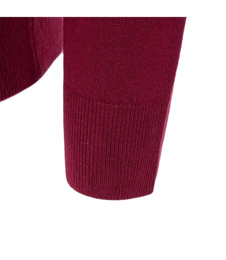 Pull Manches Longues Homme Bordeaux Lee Cooper