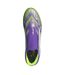 Mens F50 League Laceless Firm Ground Football Boots Purple White Adidas-4