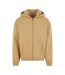 Sweat À Capuche À Fermeture Éclair Pour Hommes Beige Union Build Your Brand-1