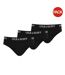 Lot De 3  Slips Motif/style Marque Homme Noir Lyle & Scott-1