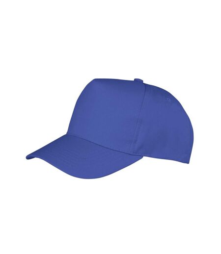 Result Headwear Boston 5 Panel Polycotton Baseball Cap (Royal Blue) - UTRW9750