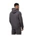 Mens Logo Raglan Raglan Hoodie Graphite Gym King-2