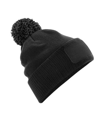 Bonnet snowstar noir / gris foncé Beechfield