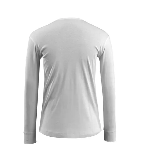 Womens/ladies Crossover Long-sleeved T-shirt White Mascot