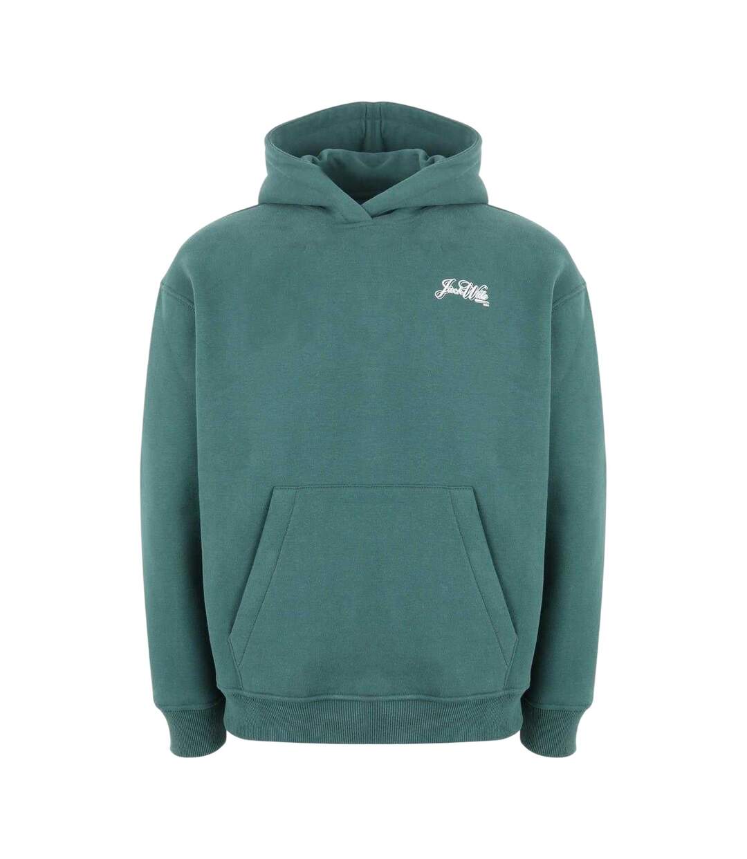 Sweat À Capuche Motif/style Texte Oth Femme Vert Blanc Jack Wills-1