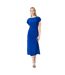 Robe mi-longue femme cobalt Principles