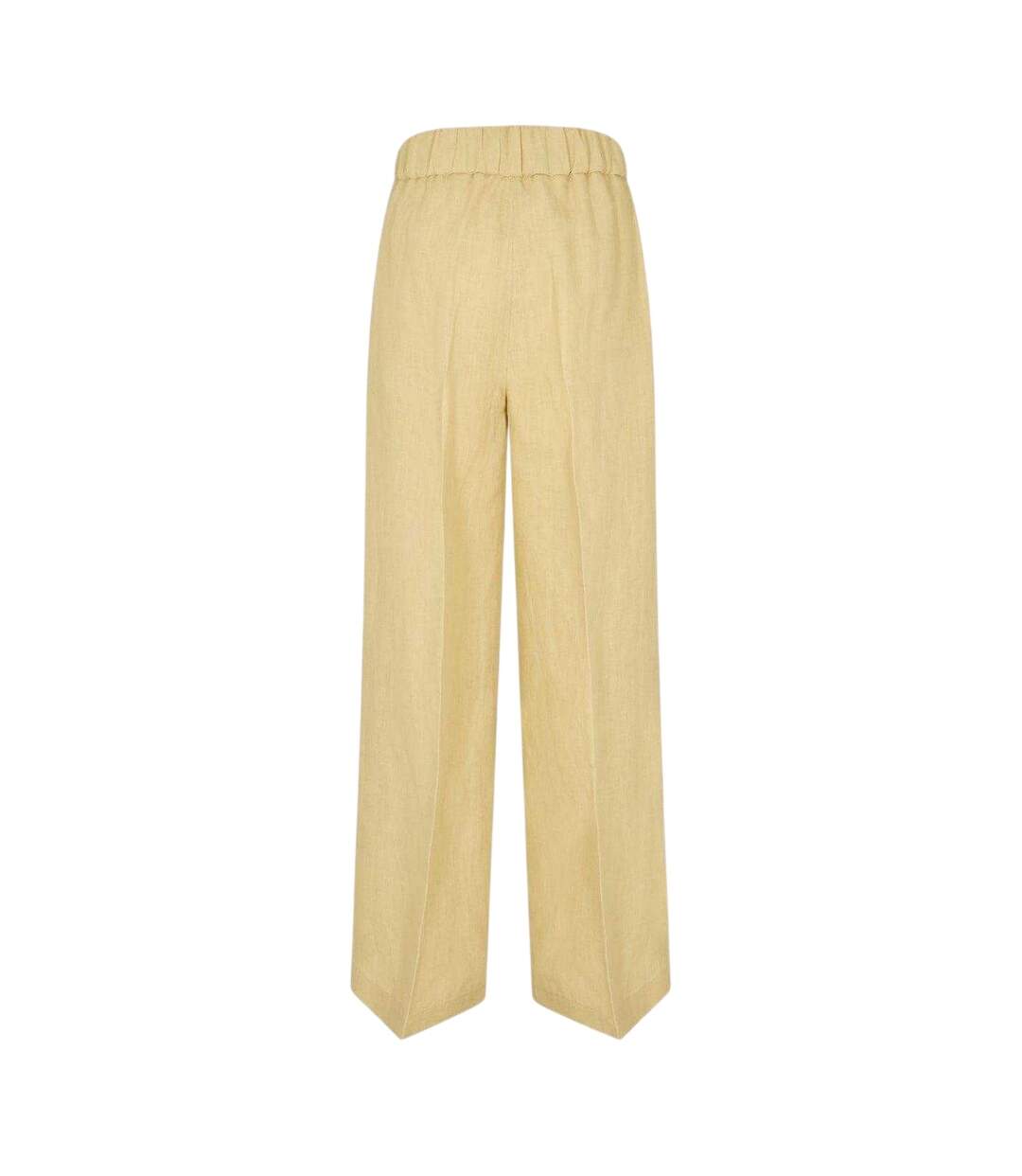Womens/ladies Knitted Wide Leg Trousers Beige Blue Off White-2