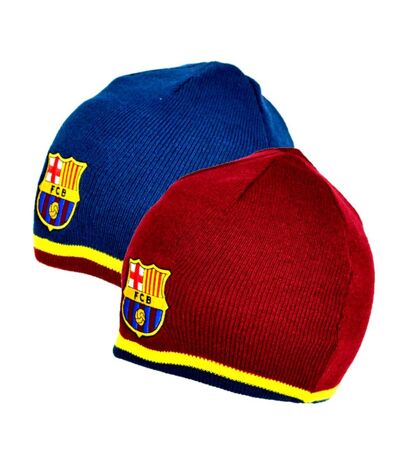 FC Barcelona - Bonnet reversible - Enfant (Bleu / rouge) - UTSG13091