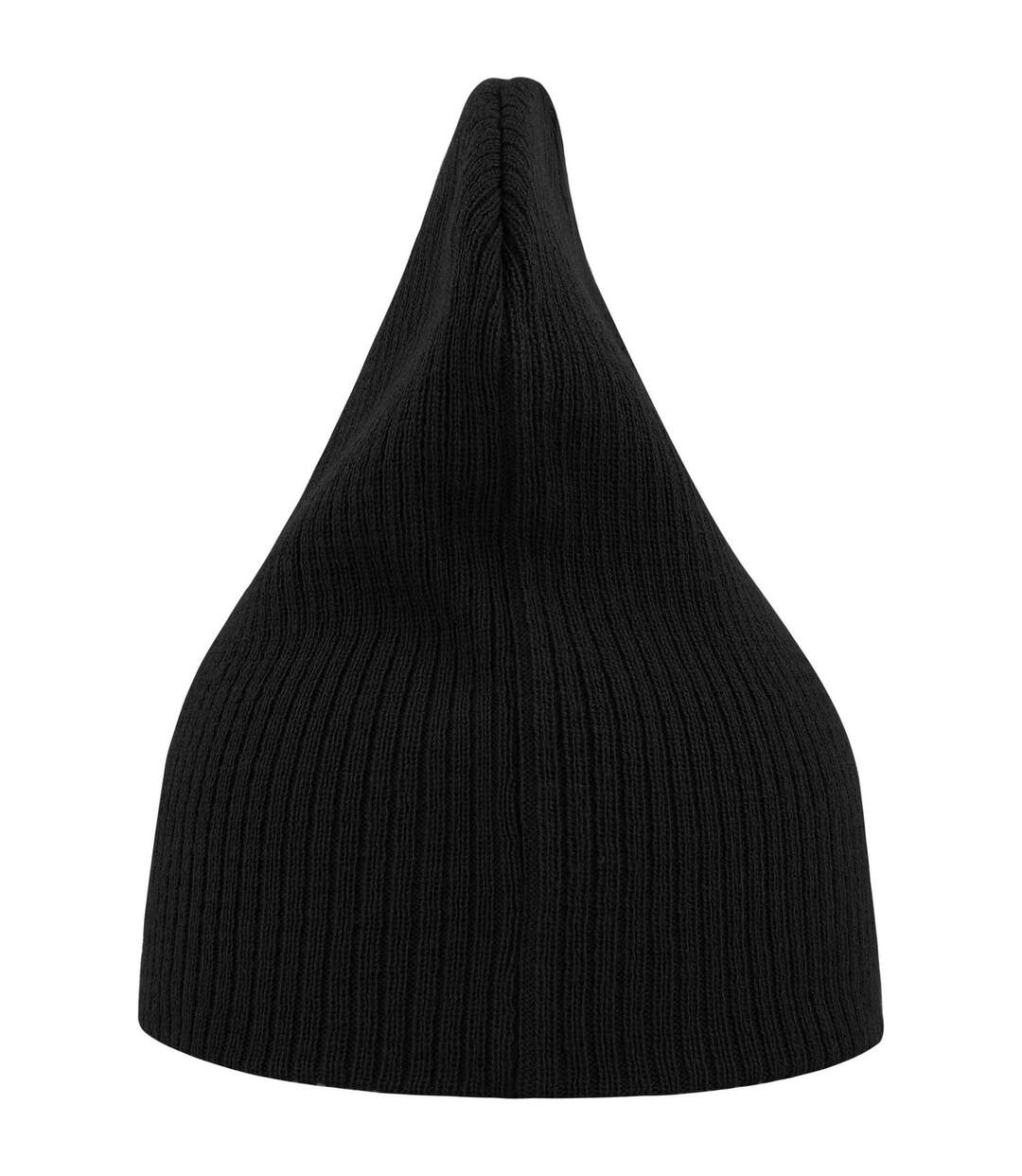 Unisex adult brad recycled slouch beanie black Atlantis-3
