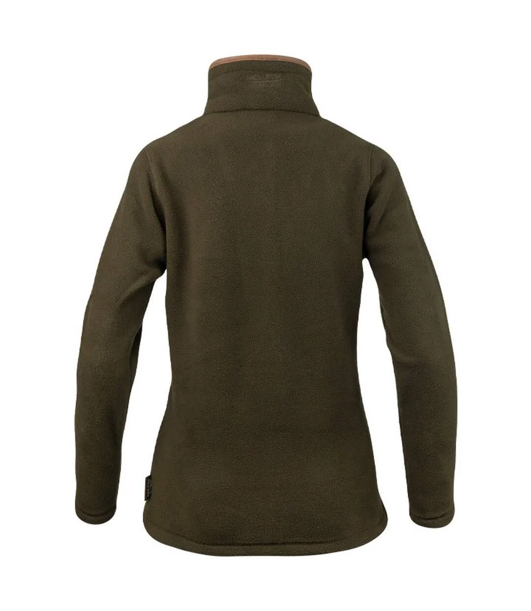 Womens/ladies Fleece Top Dark Olive Jack Pyke-2