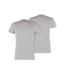 Puma Unisex Adult T-Shirt (Pack of 2) (Gray Marl) - UTCS739