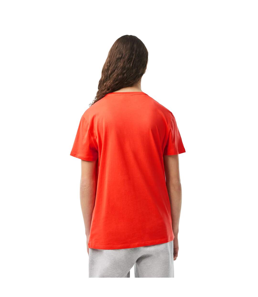 T-shirt pima homme orange Lacoste-2