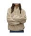 Veste fausse fourrure beige femme vero moda jaliga-1