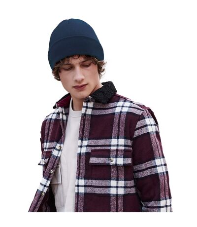 Recycled Cuffed Beanie French Navy Beechfield