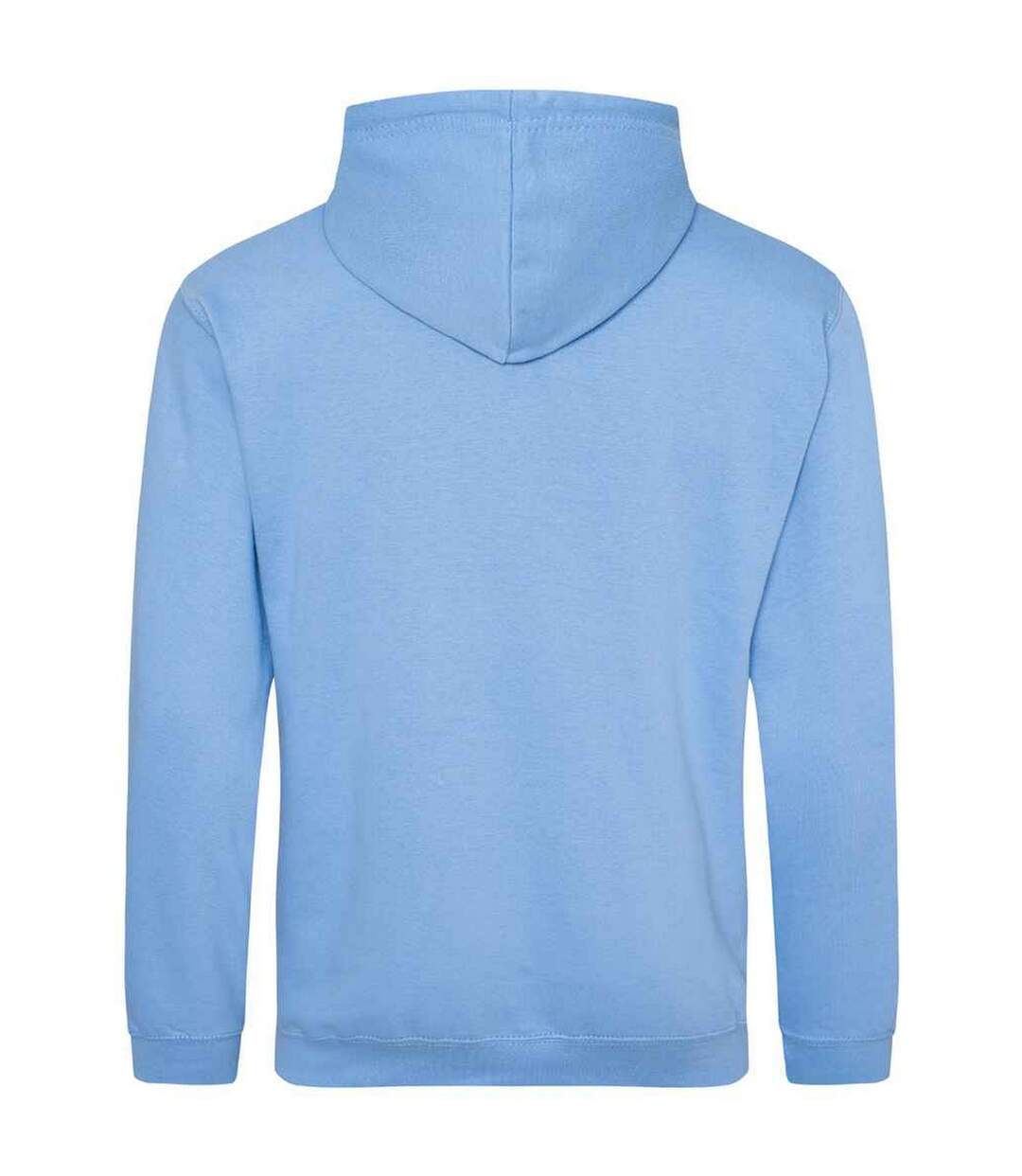 Sweat À Capuche College Adulte Bleu Bleuet Awdis-2