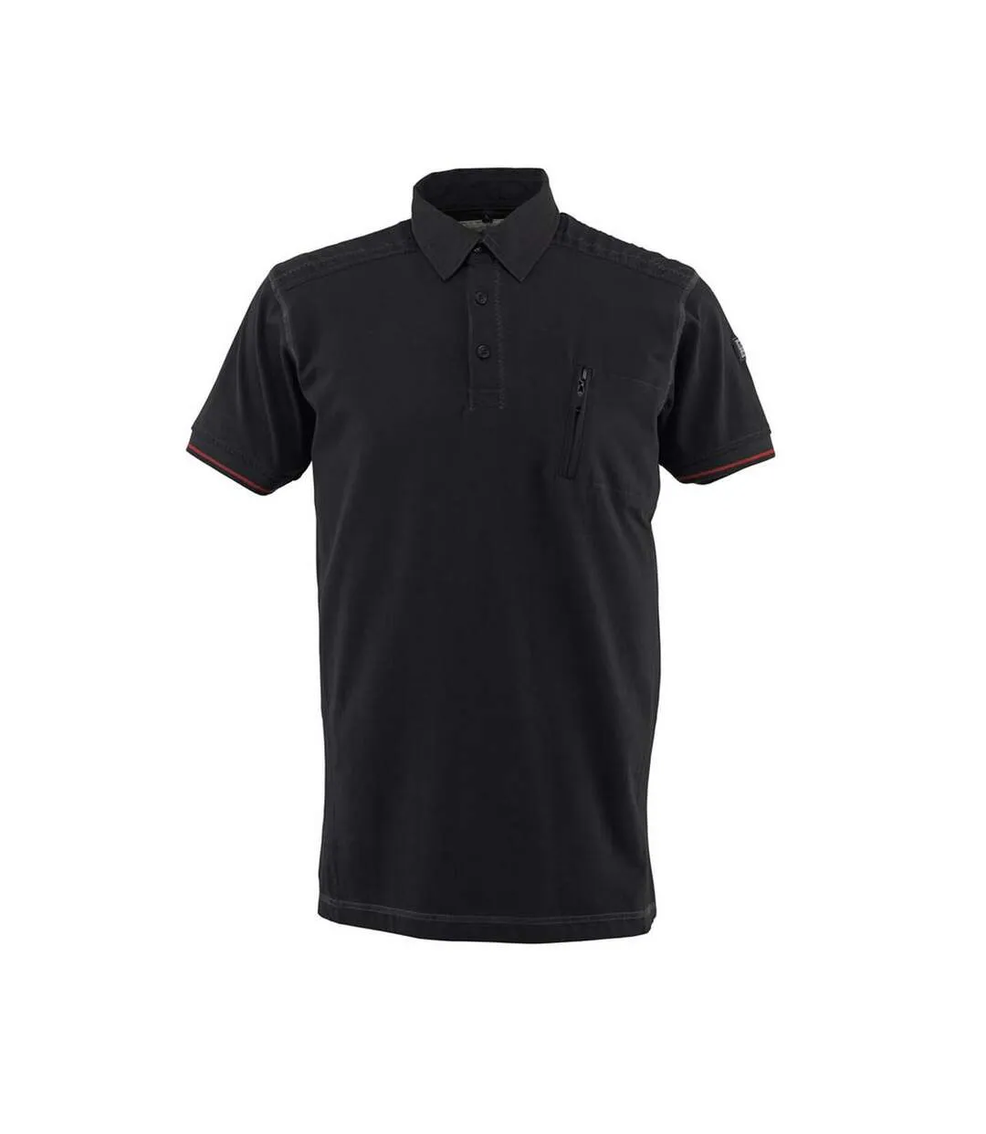 Polo Frontline Kreta Homme Noir Mascot-1