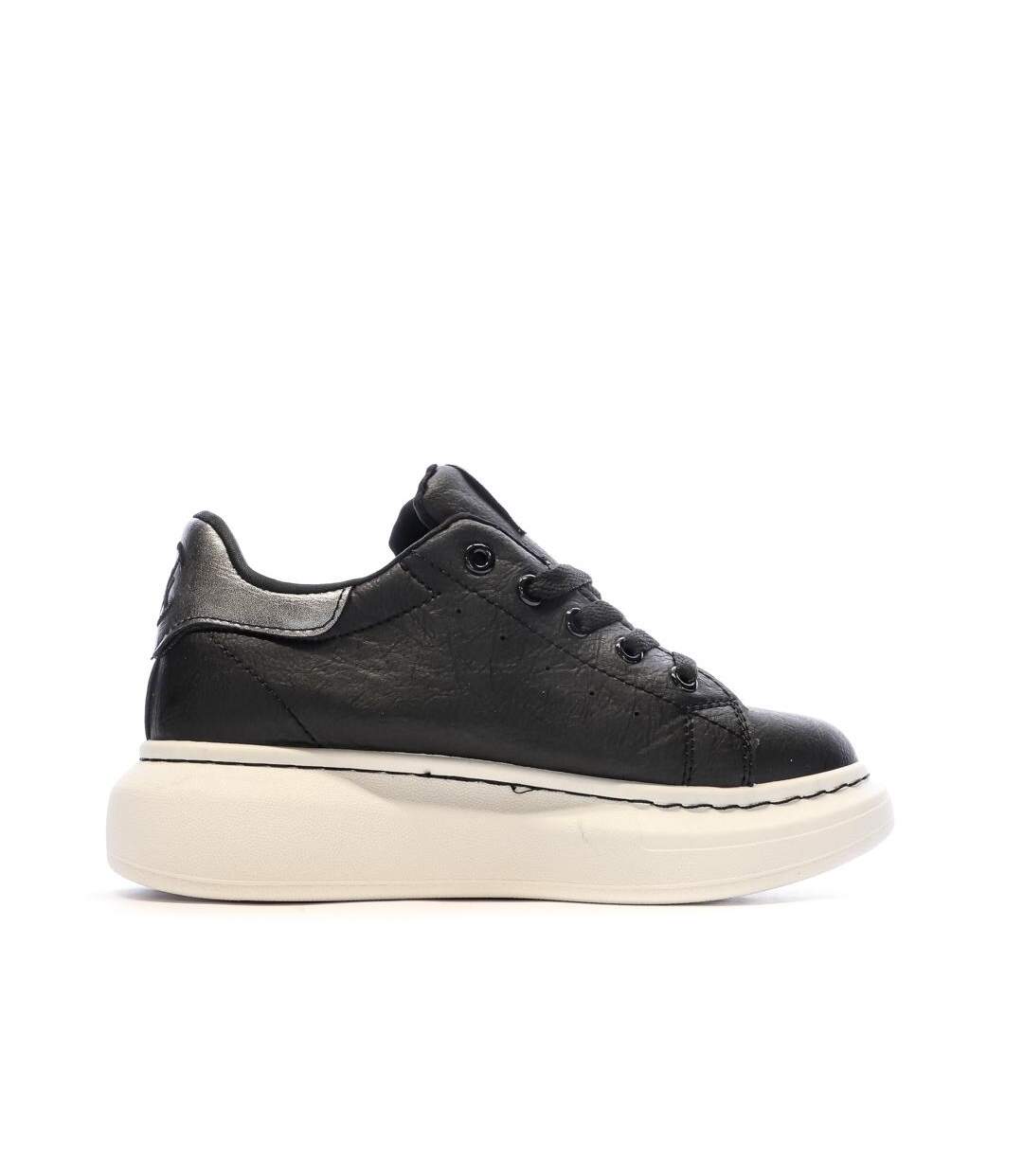 Baskets noires femme chattawak hawai-2