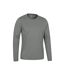 Mens flint crew neck long-sleeved t-shirt green Mountain Warehouse-3