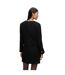 Womens/ladies Textured Button Suit Jacket Black Boss-3