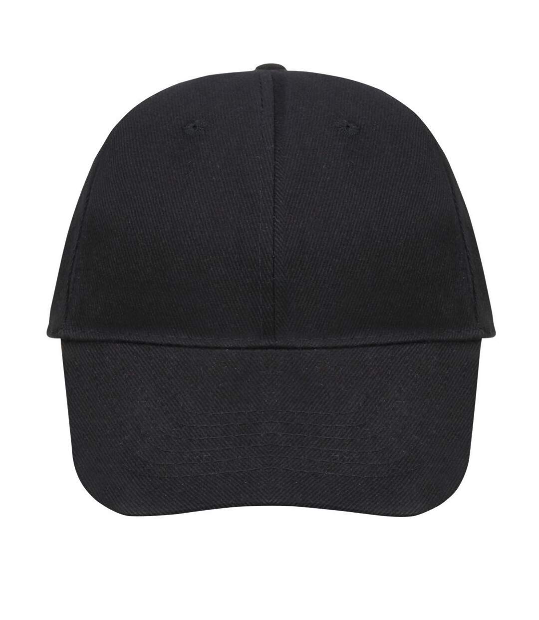 Casquette de baseball buffalo unisexe noir SOLS-4