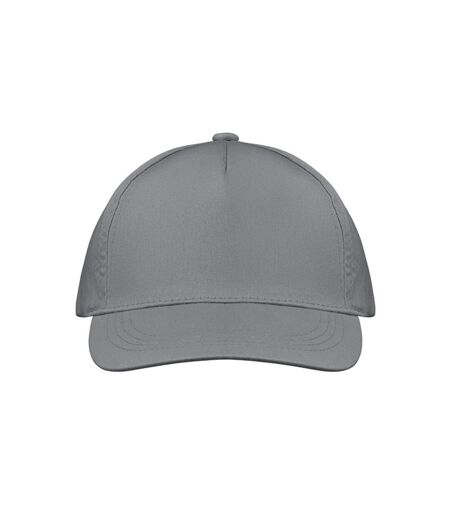 Buzz 5 Panel Baseball Cap Grey MidOcean