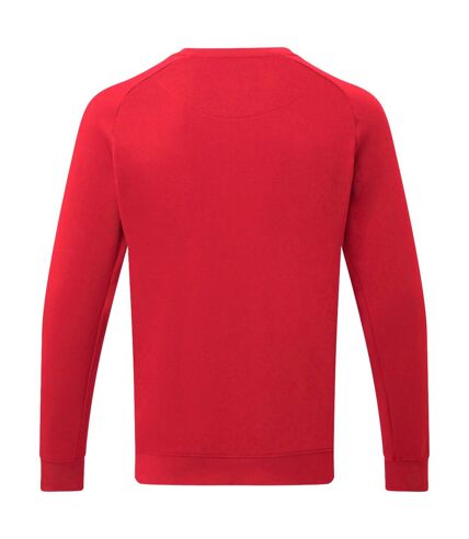 Asquith & Fox Mens Organic Crew Neck Sweatshirt (Cherry Red)