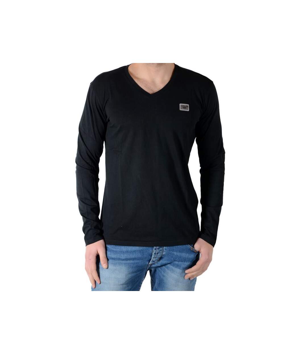 Tee Shirt Manche longue Kaporal Koast Noir-1