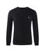 Mens Logo Jumper Dark Grey Aquascutum-1