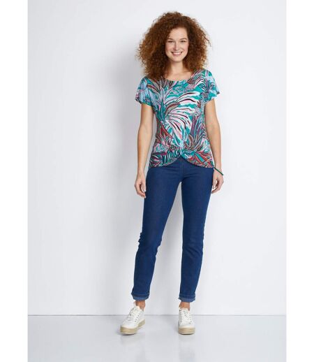 Tee-shirt manches kimono effet blousant