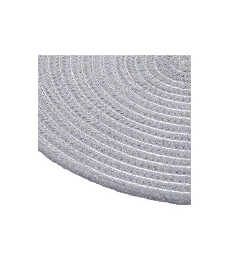 Set de Table Rond Déco Shiny 35cm Gris Clair