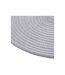 Set de Table Rond Déco Shiny 35cm Gris Clair-2