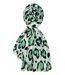 Foulard léger coeur léopard avec dorure pour femme - Couleur vert-2