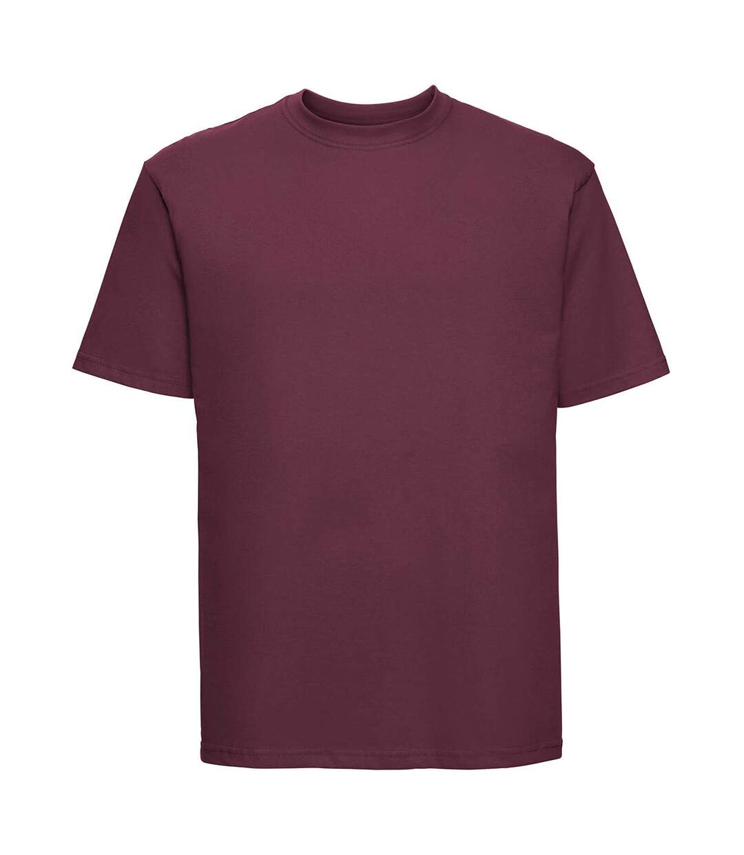 T-shirt à manches courtes homme bordeaux Russell